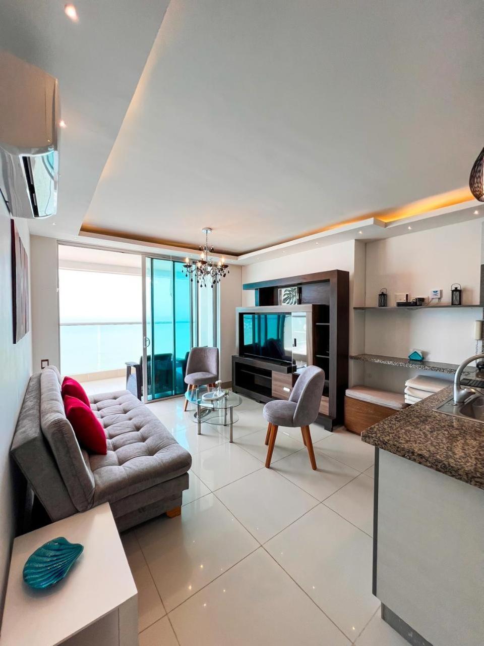 Bocagrande Beach Apartamento Daire Cartagena Dış mekan fotoğraf