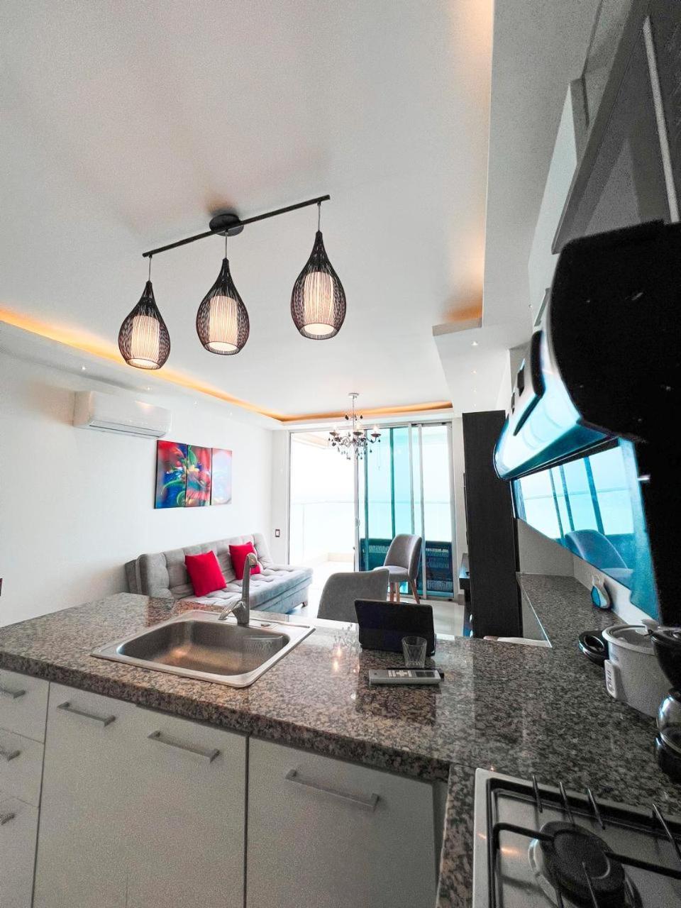 Bocagrande Beach Apartamento Daire Cartagena Dış mekan fotoğraf